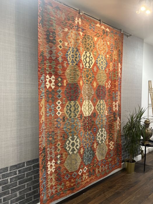 Tapete kilim feito à mao 255x175cm - Novo