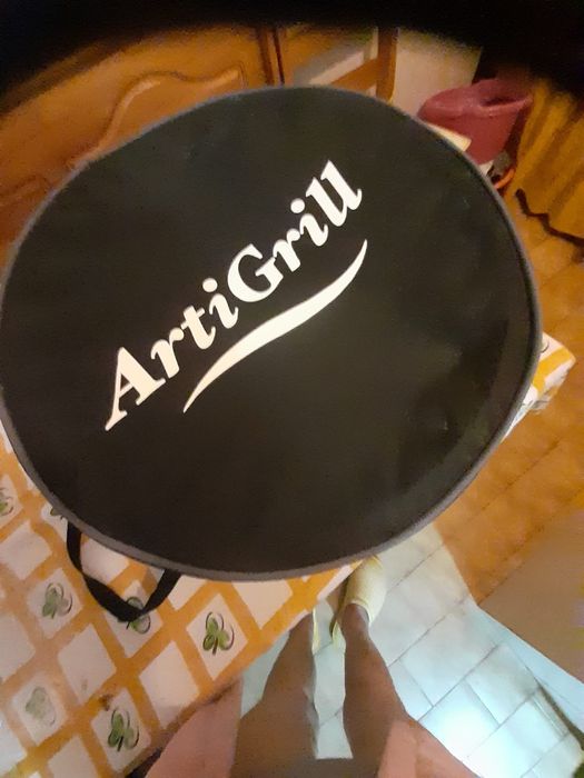 Grelhador portátil carvão artigriil