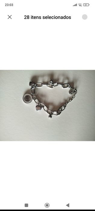 Pulseira em aço nova