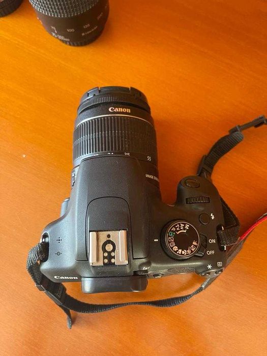 Canon 1200D + 2 lentes + bolsa canon + carregador
