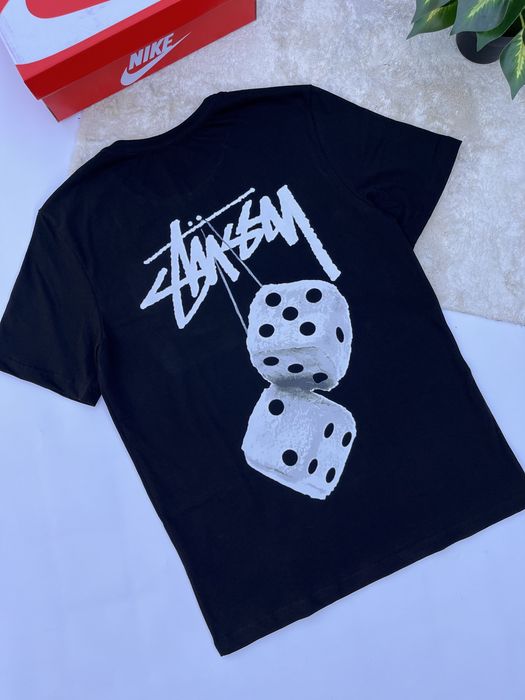 Футболка Stussy з кубиками / Футболка чоловіча Stussy Fuzzy dice Стуси
