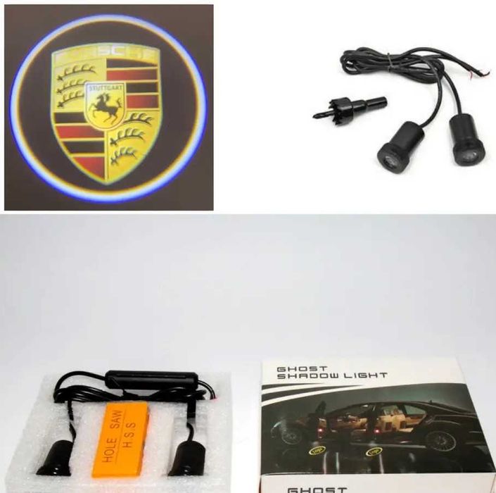 Проектор диодный врезной в карту дверей