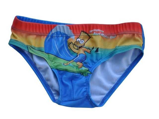 201 THE SIMPSON kąpielówki slipy r 128/134