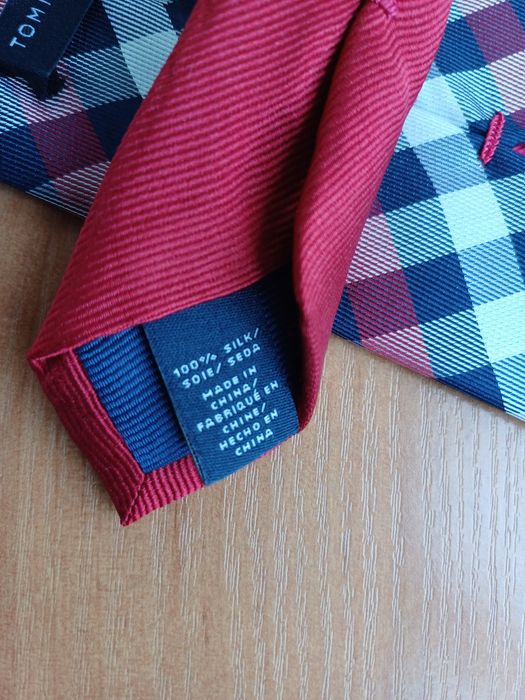 Галстук шелк TOMMY HILFIGER оригинал