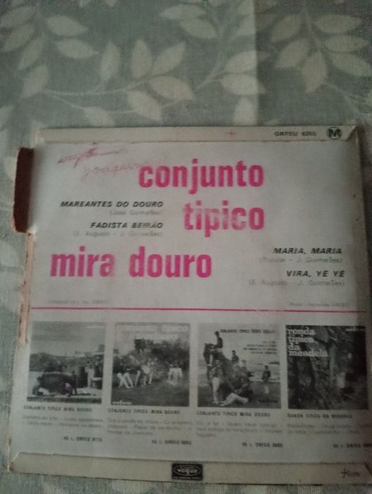 Vinil 7 'pol Conjunto típico de Mira Douro