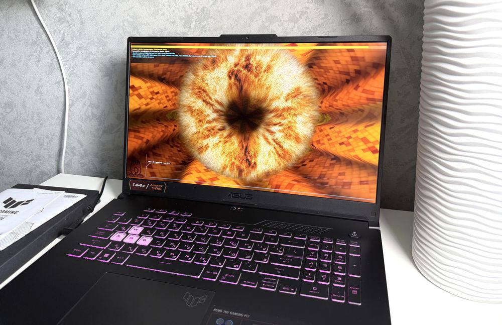 Asus Tuf F17/2025/i5-12th/RTX3050-4GB/144hz/16GB/512GB.