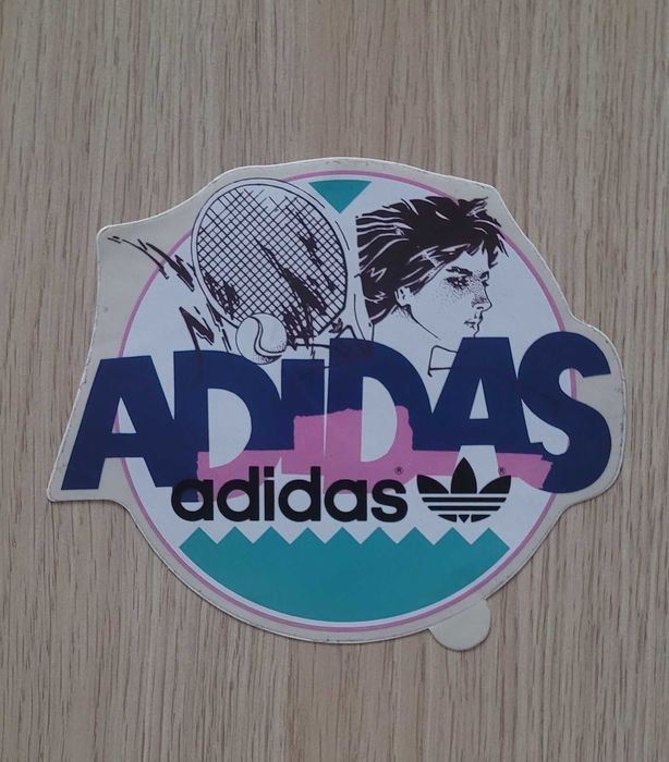 Naklejka Adidas tenis ziemny