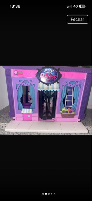 Prédio  Littlest Pet Shop Style Set - 3 Andares Modulares (Blythe’s Room & Pet Shop)