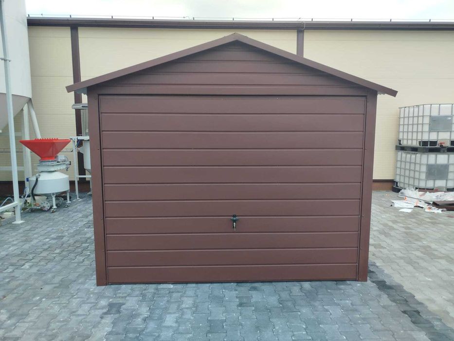 Garaże Garaż 3x5 CAŁY OCYNK MOCNY Blaszak Cały Kraj Szybki Termin Raty