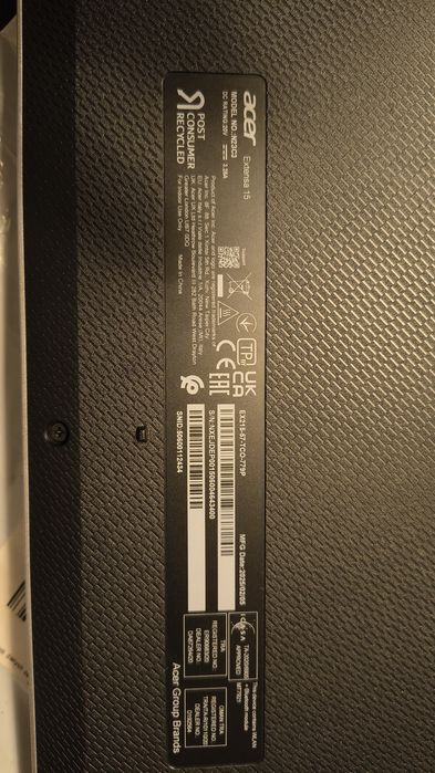 Sprzedam laptop ACER EXTENSA 15