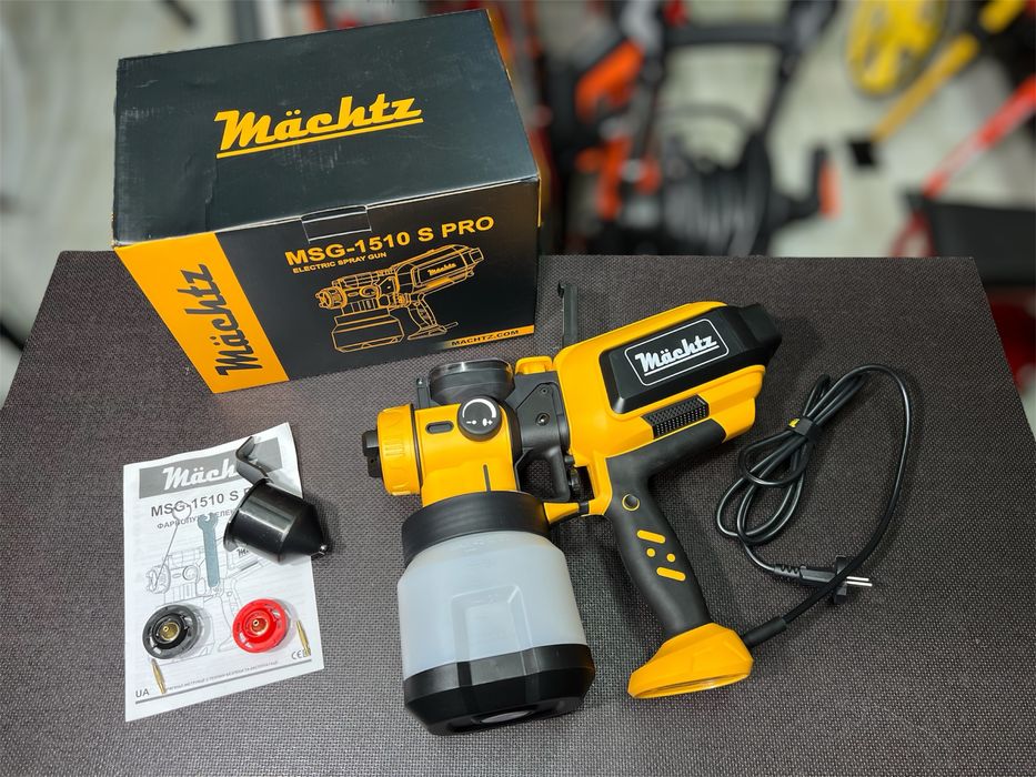 Краскопульт Фарбопульт Machtz MSG‑1510 S PRO Медные форсунки 650 Вт