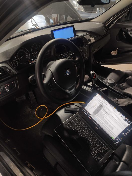 Зміна мови BMW F,G05,IX,I20 жовтий поворот MGU maps Carplay AA Nav SME