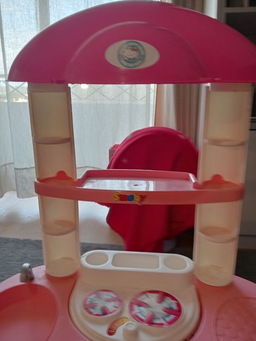 Cozinha infantil rosa