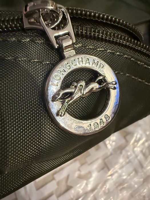 Zielona torba Longchamp le pliage