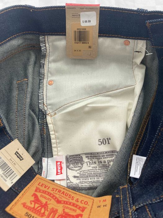 Джинси Levis 501 Shrink-to-fit™ STF 005010000 W34L32 оригінал