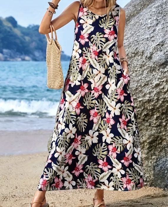 Vestido com flores