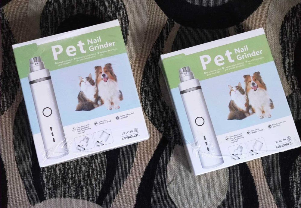 Moedor e aparador de unhas de cão/gato  de pêlos 2 em 1