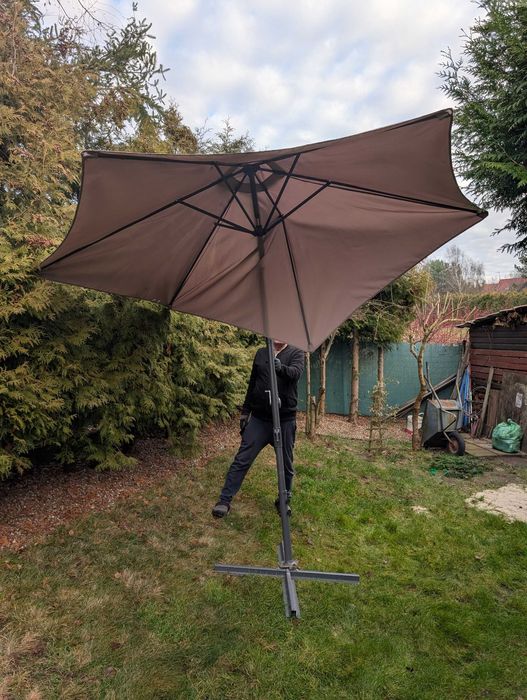 Parasol ogrodowy rozkładany duży