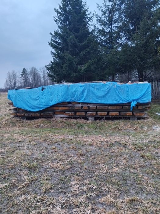 Swierk sosna bale kłody nie dłużyca