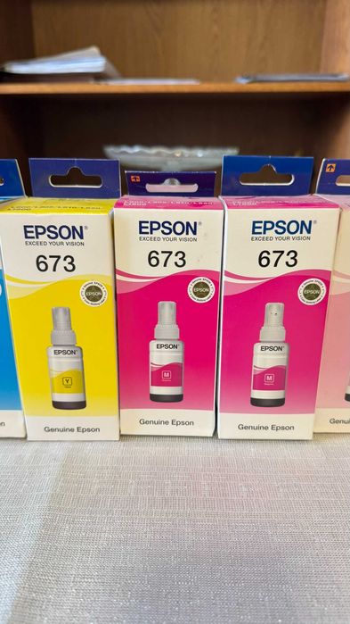 Oryginalne tusze Epson 673