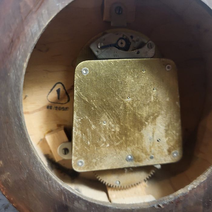 Zella-Mehis lata 60te modernistyczny zegar kominkowy 62