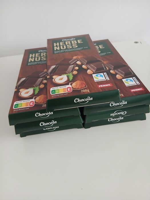 Chocola Herbe Nuss czekolada gorzka z Niemiec 7 szt