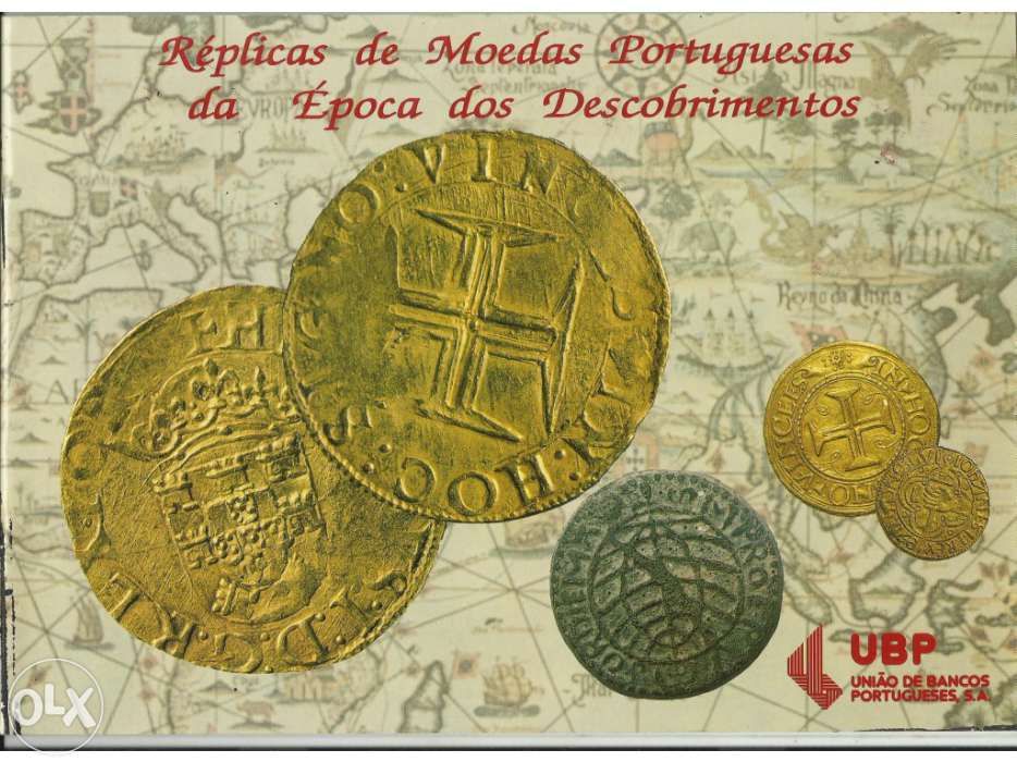 Réplica moedas portuguesas descobrimentos edição da ubp