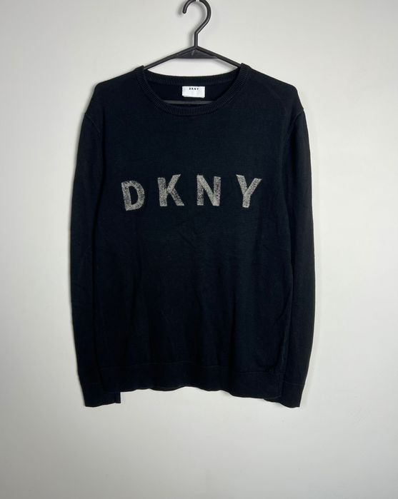 Sweter DKNY big logo black