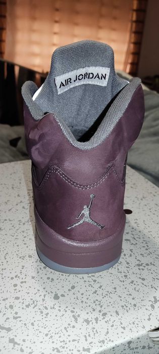 Nike air jordan 5 retro, burgundy