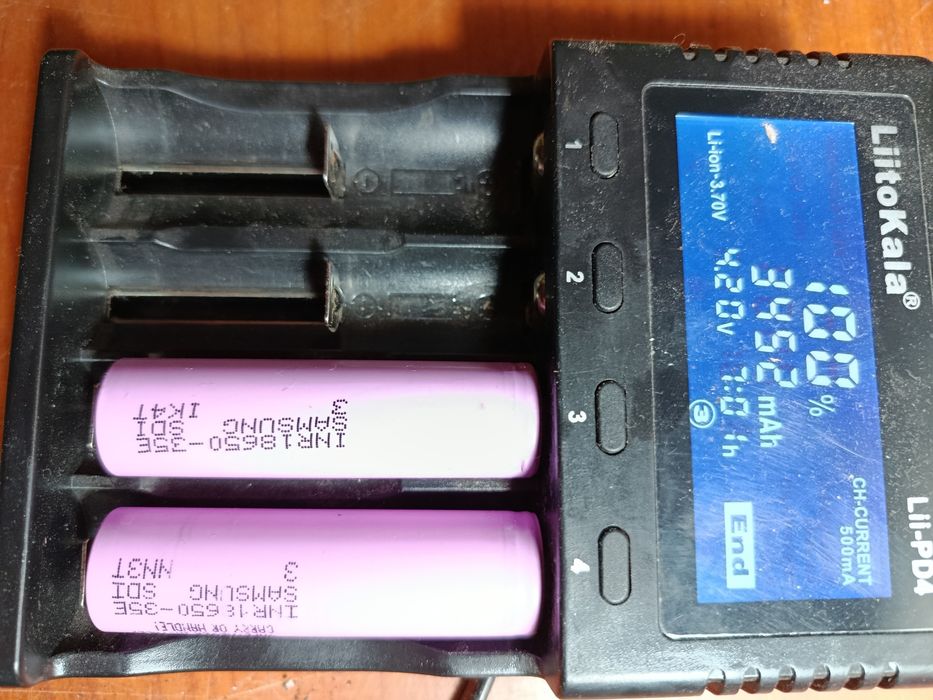 Батарея inr 18650 самсунг35е ,8а,3400маh.2018рік