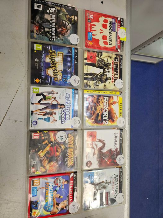 Zestaw Pakiet Gier PS3 Playstation 3 * Komis Madej Gorlice