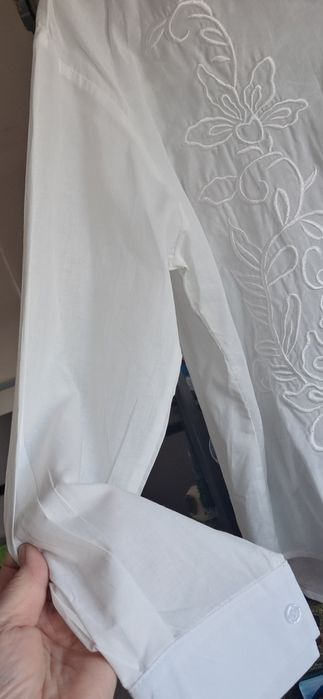 Koszula nowa haftowana H&M