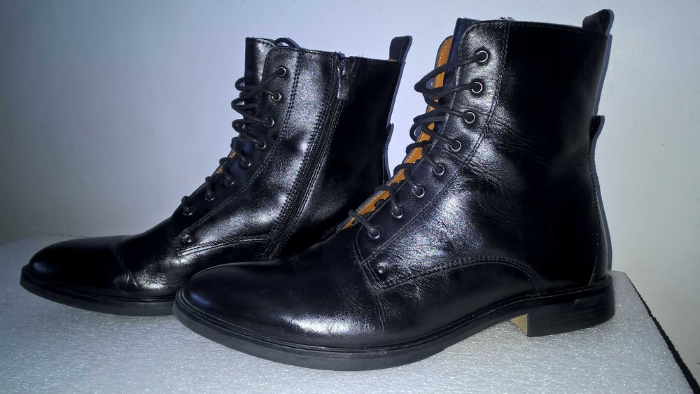 LASOCKI  sztyblety kozaki oficerki rozmiar 42 skórzane