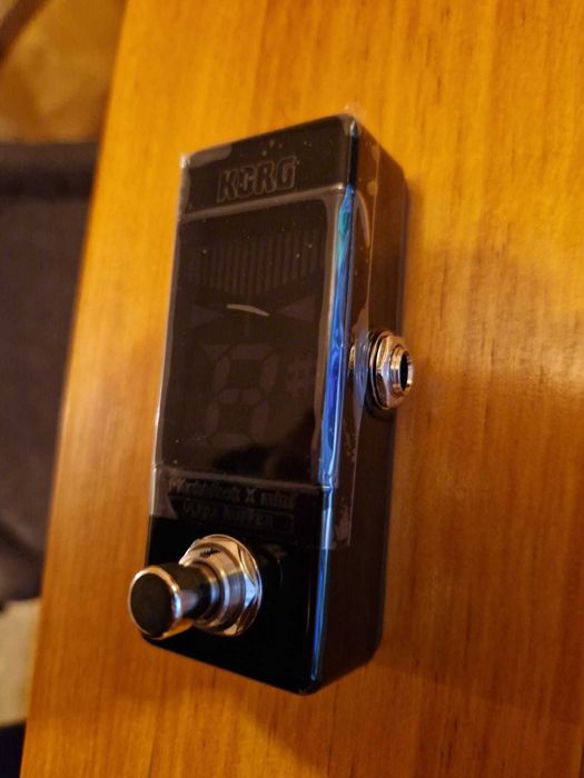 Afinador Korg Pitchblack X MINI como novo, sem uso