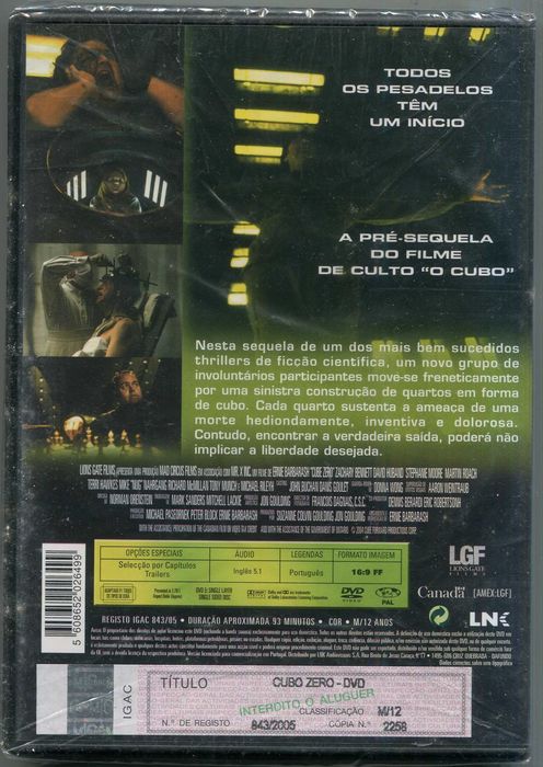 Cubo Zero – Novo/Selado
