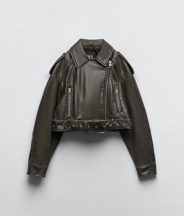 Куртка косуха оверсайз Zara