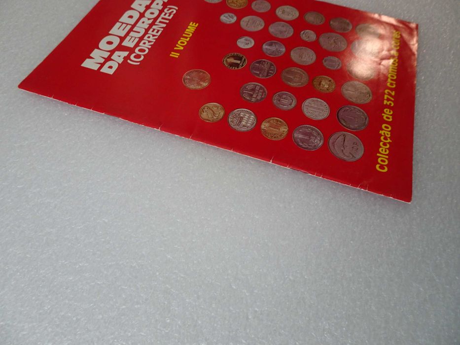 Caderneta de cromos vazia Moedas da Europa (correntes) II Volume