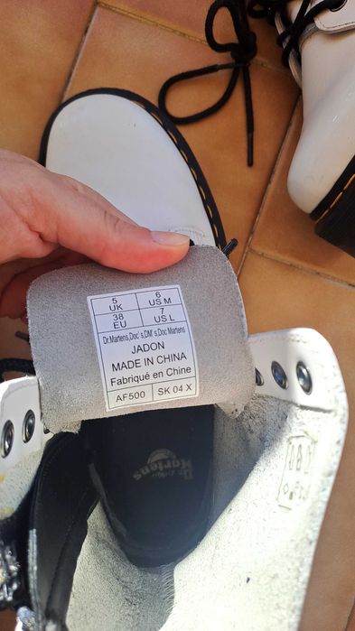 Botas Dr. Martens Brancas