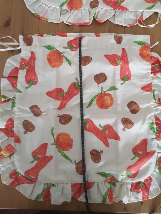 Conjunto de dois sacos em tecido com padrão