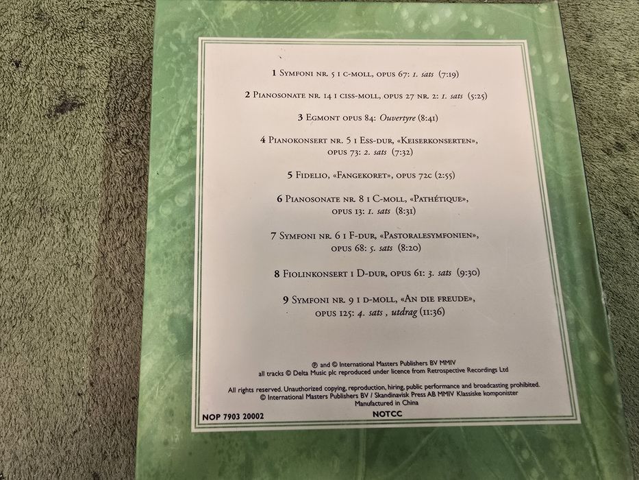 4 płyty CD różni wykonawcy muzyka poważna.