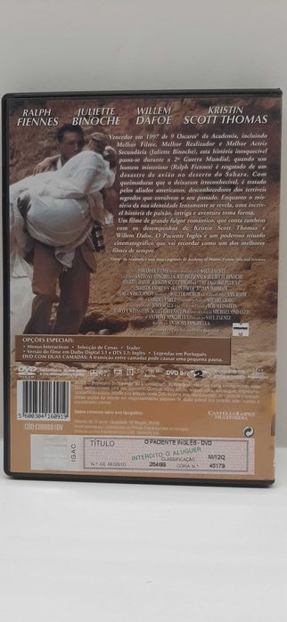 O Paciente Inglês - DVD