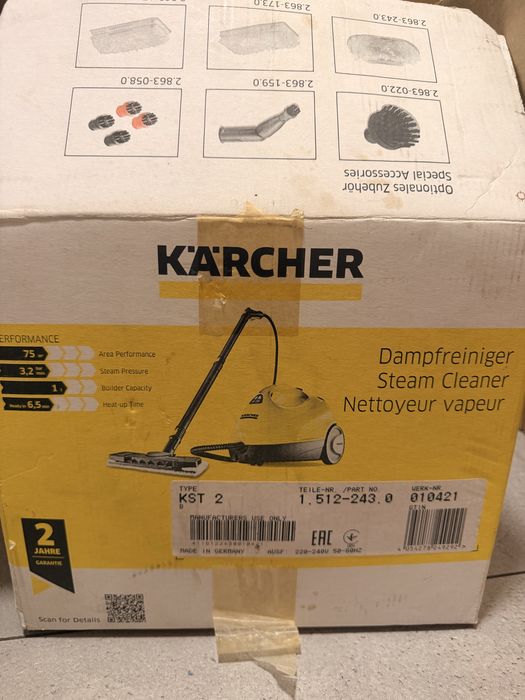 Myjka parowa Karcher KST 2 1.512-601.0 1500W 40g/min