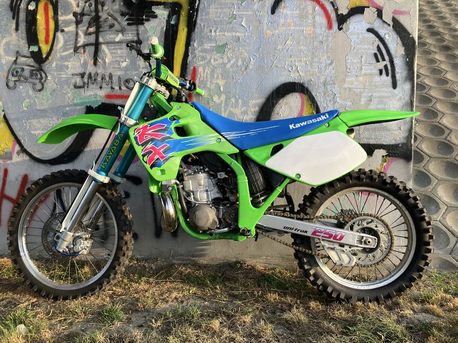 Kawasaki KX 250 po odbudowie 1992