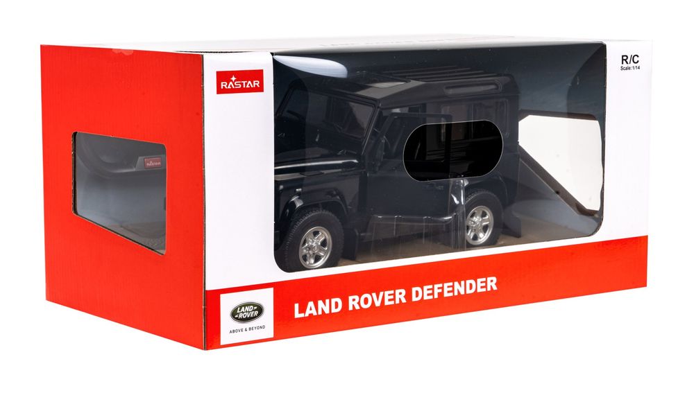 Autko R/C Land Rover Defender RASTAR Czarny Auto zdlanie sterowane