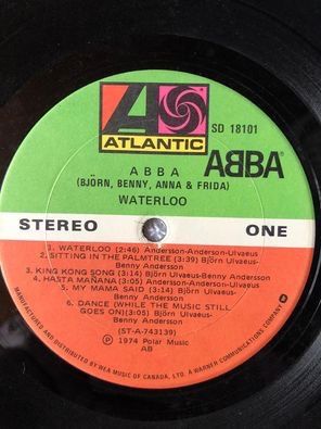 Album ABBA WATERLOO, usado, mas a tocar bem.