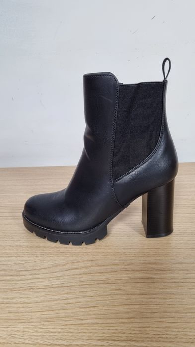 Buty Botki Jenny Fairy czarne na obcasie