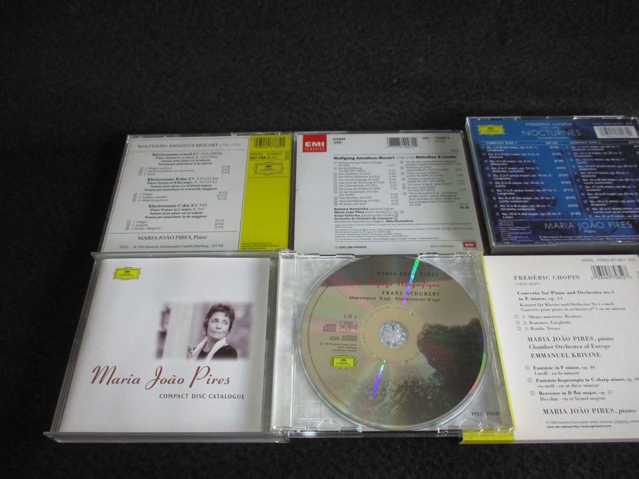 Colecção de CD's de Maria João Pires