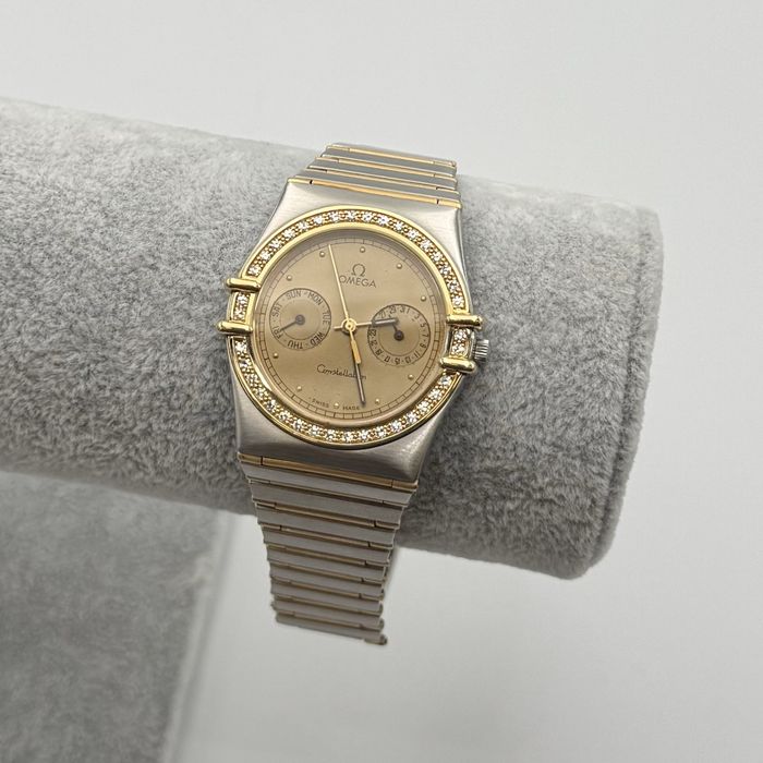 Omega Constellation Day-Date • Złoto/Stal • DIAMENTY • Lombard Halogsm