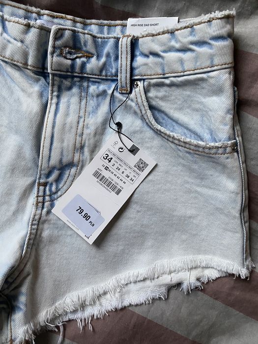 Spodenki jeansowe zara
