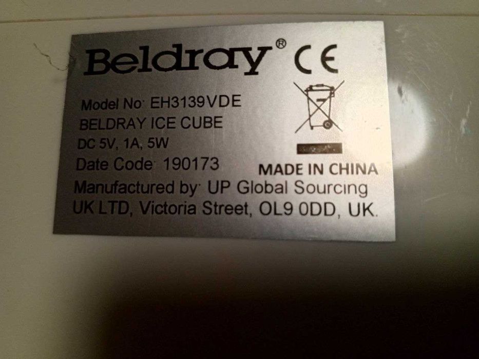 Настільний портативний охолоджувач повітря Beldray Ice Cube Plus